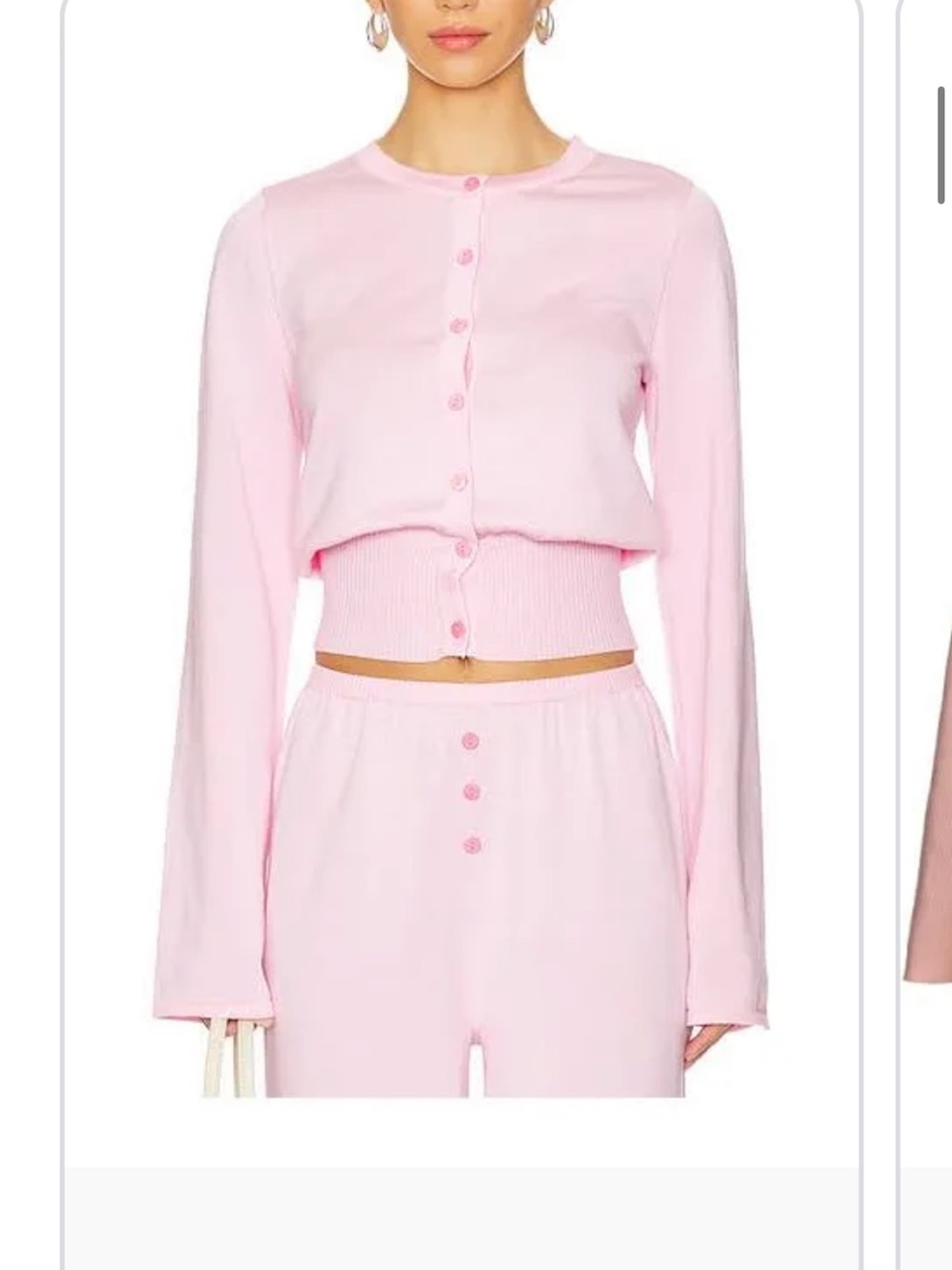 SNDYS pink cardigan